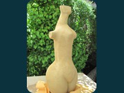 Fruchtbarkeitsg�ttin - 2011, Ton, - 55x20x11 cm