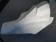 Weisser Stein - 2013, Speckstein  40x25 cm